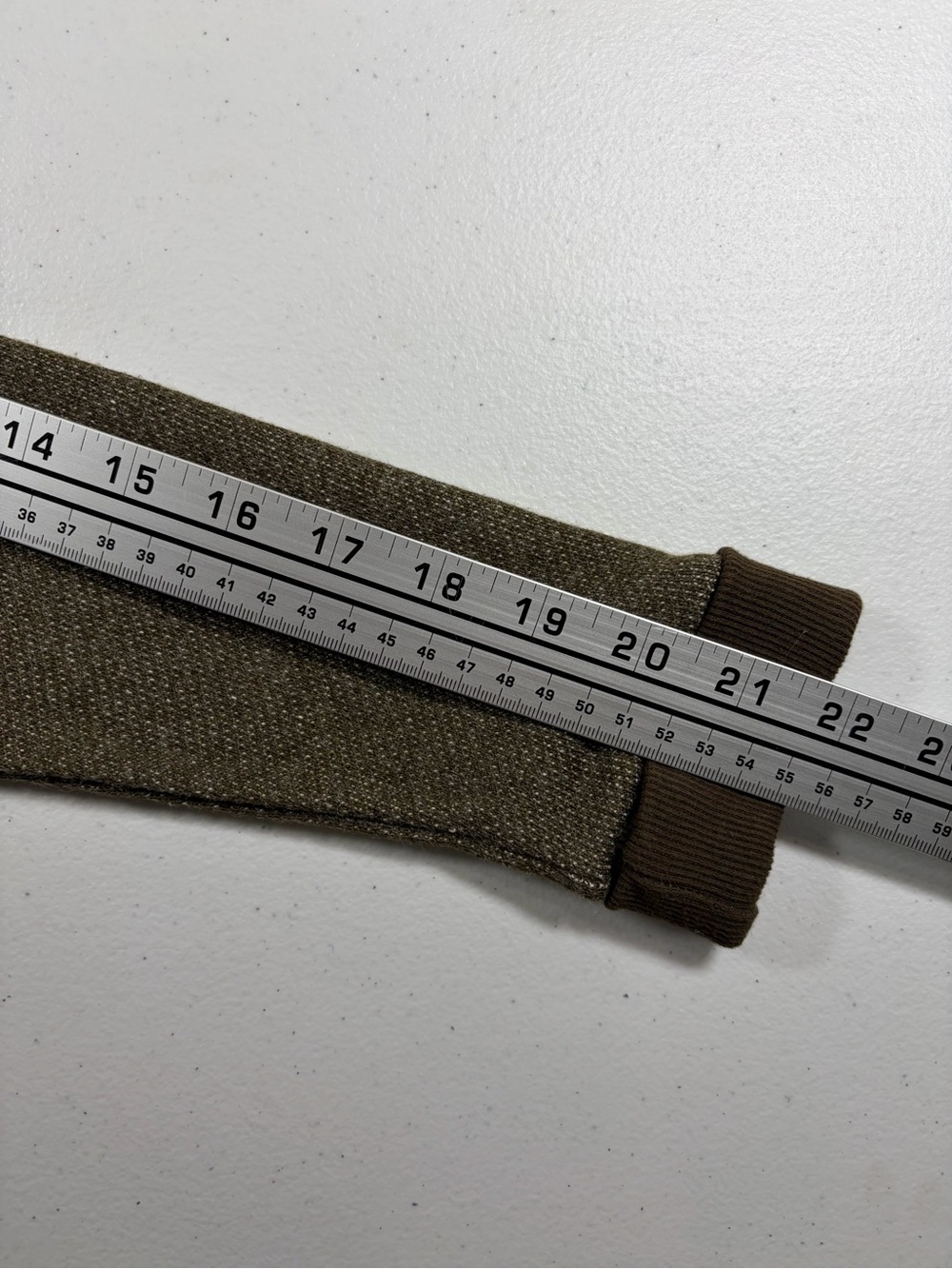NWT Olive Brown Knit Asymmetrical Dress with POCKETS! (S) - Picture 6 of 8